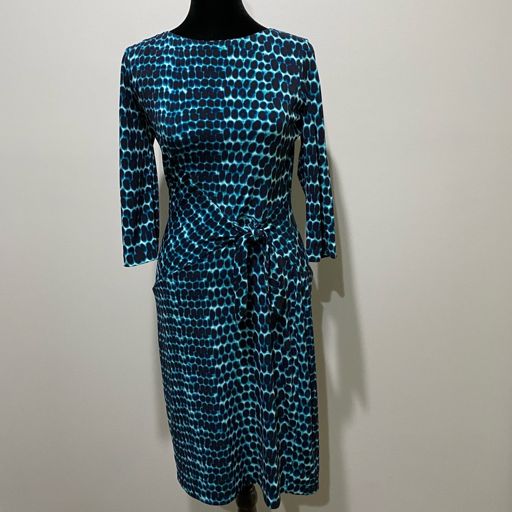 Calvin Klein dress, Size 4, blue/black